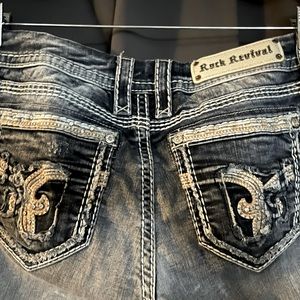 Rock Revival Jeans dark blue, Nancy straight leg Fit